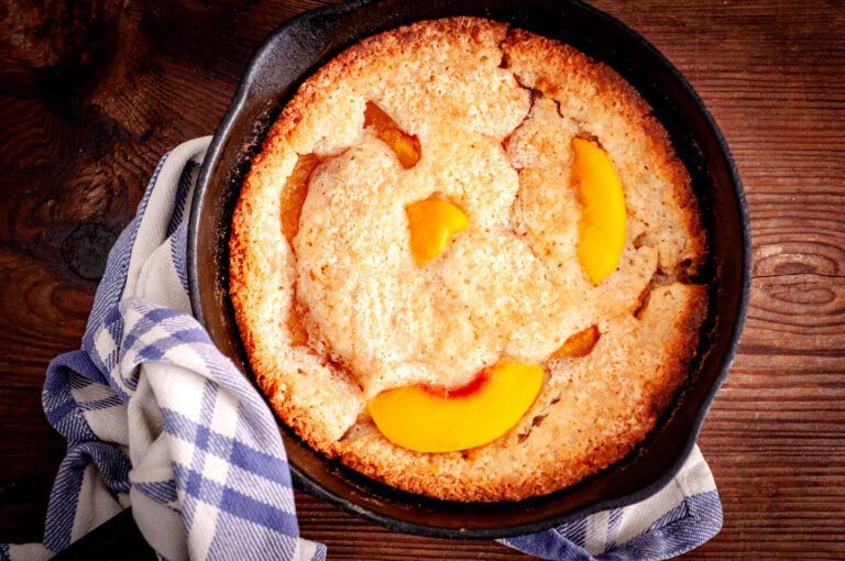 Peach cobbler