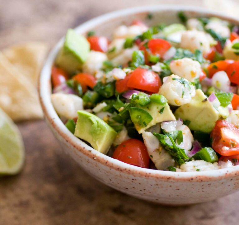 South Padre shrimp ceviche