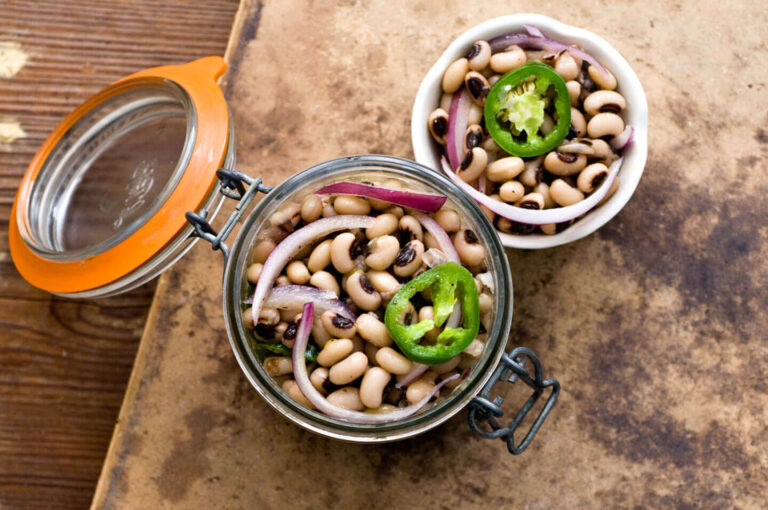 Pickled black-eyed peas