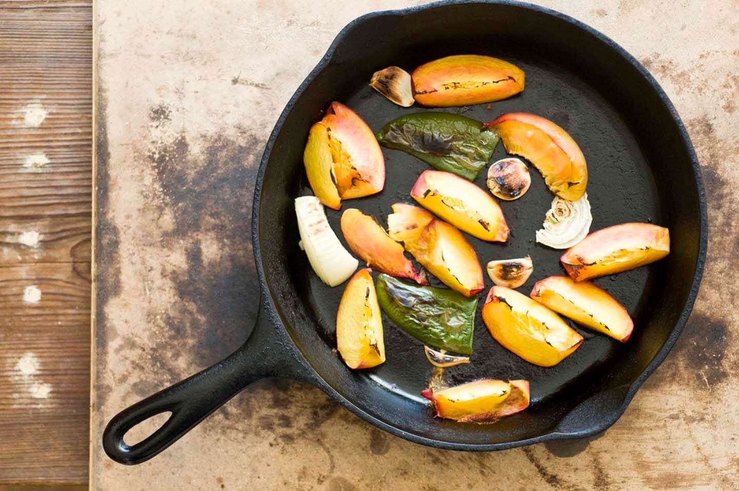 Pork chops with jalapeno peach barbecue sauce | Homesick Texan