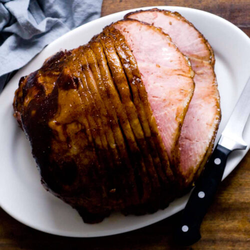 Coffee and brown sugar glazed ham DSC 3764 2