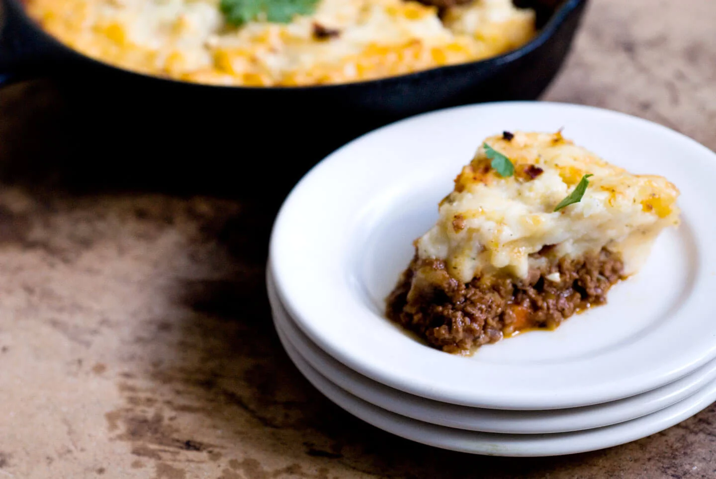 Shepherd's pie with chipotle cheddar mashed potatoes | Homesick Texan