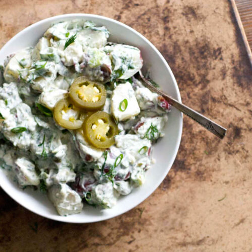 Jalapeno dill potato salad DSC 4400