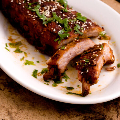 Gochujang glazed ribs DSC 4595