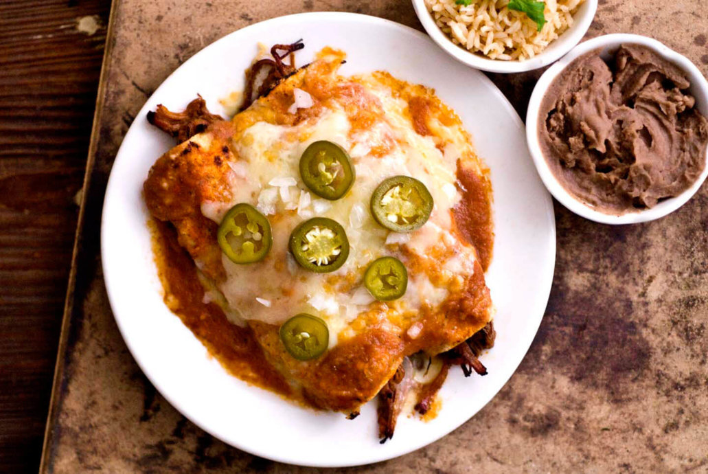 Brisket enchiladas Homesick Texan