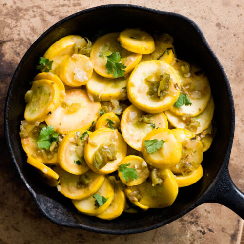 Summer squash and green chiles DSC 4974