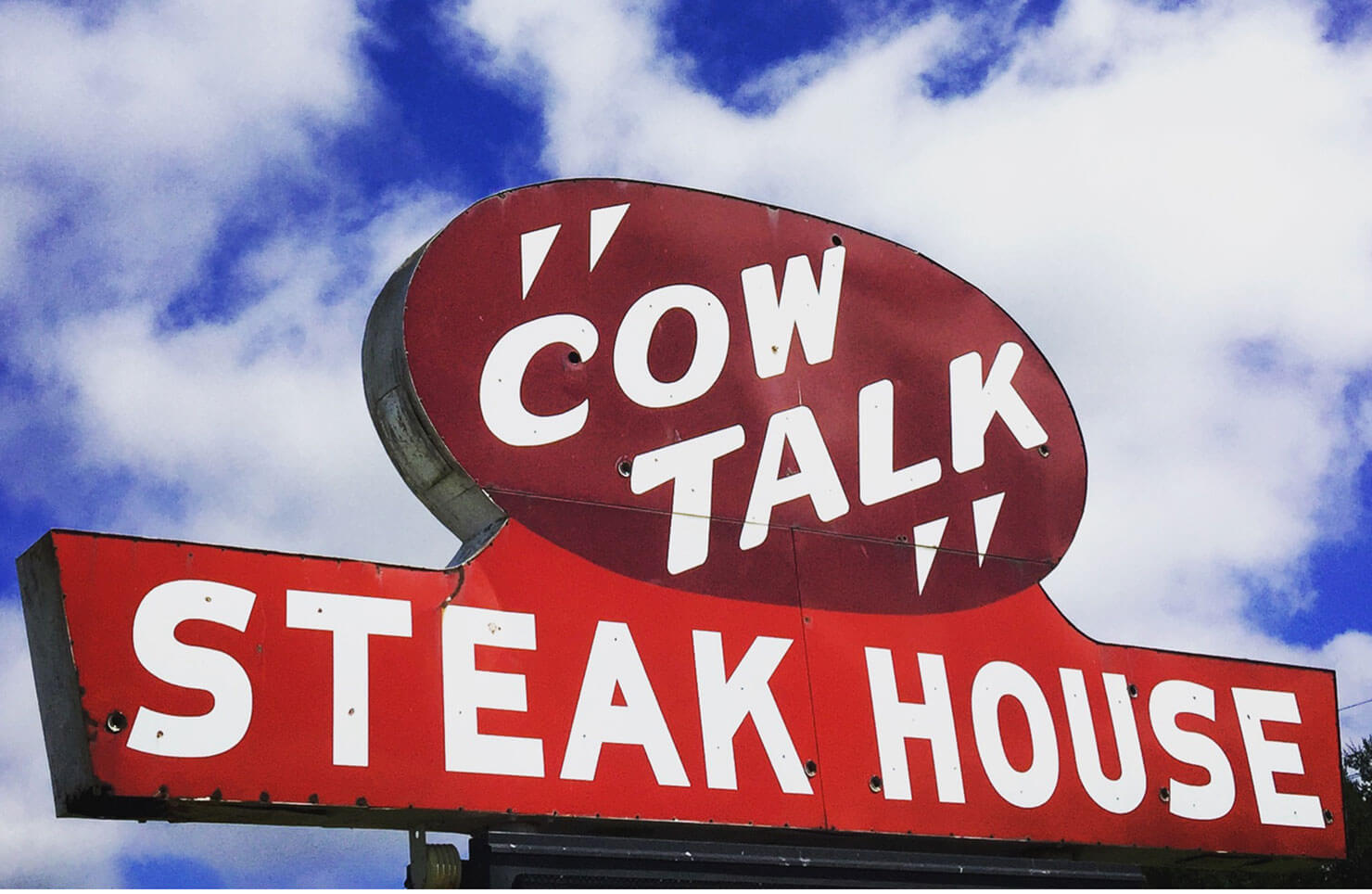 Cow talk sign