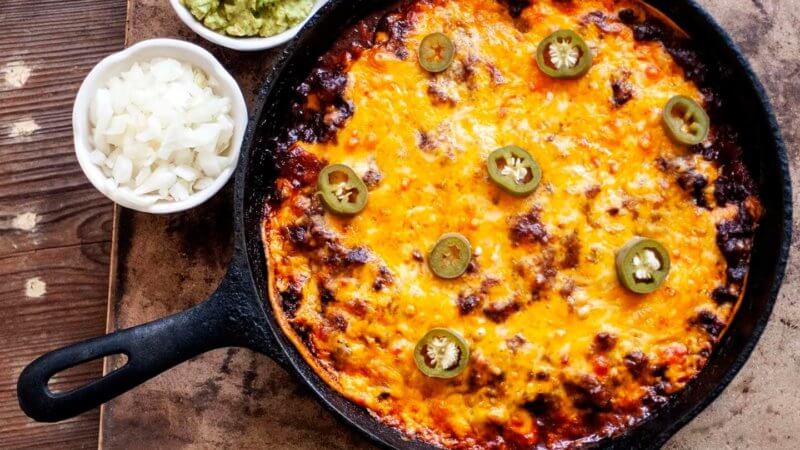 Chili cheese enchilada casserole | Homesick Texan