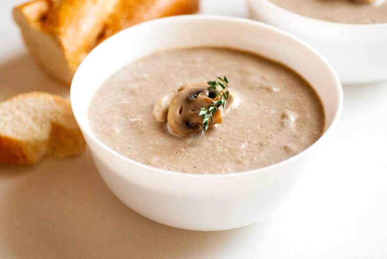 The Grape’s mushroom soup