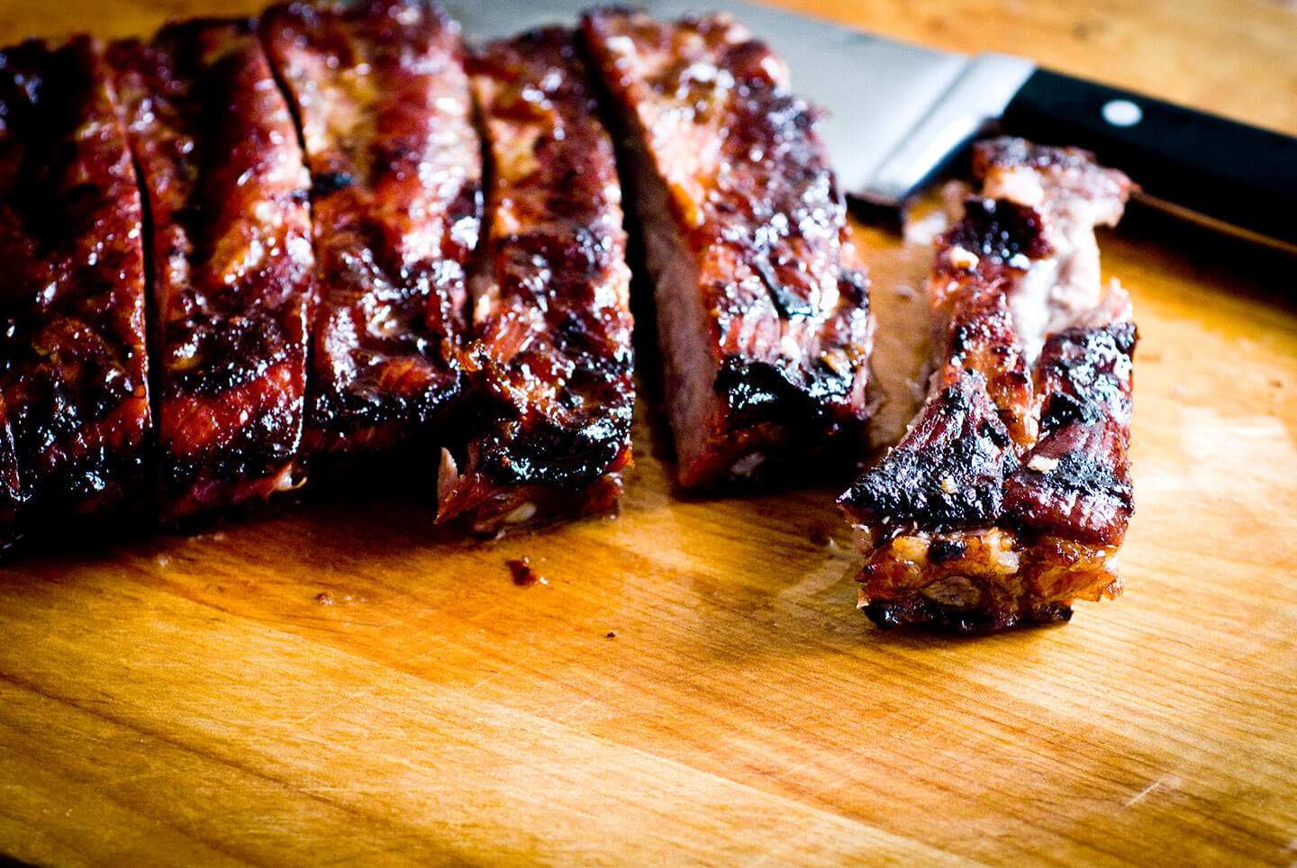 Apricot glazed ribs | Homesick Texan