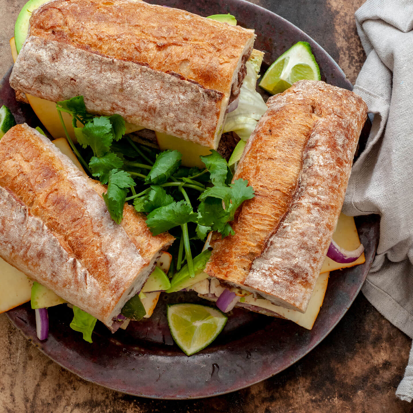 Michelada flank steak sandwiches | Homesick Texan