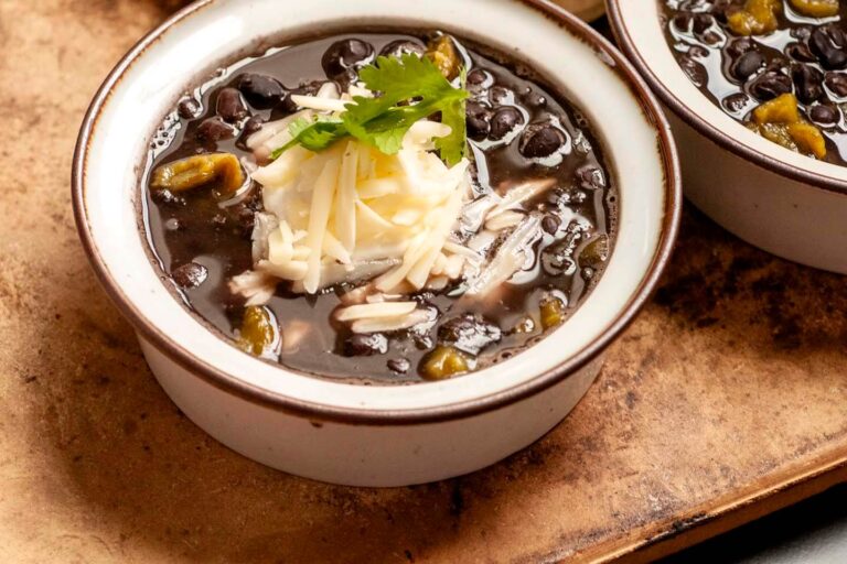 West Texas black beans with green chiles