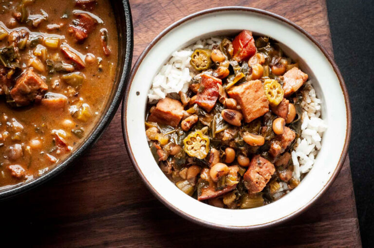 Black-eyed pea gumbo