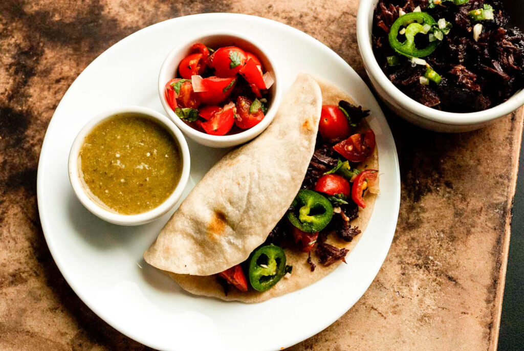 Pork enchilada verde casserole Homesick Texan