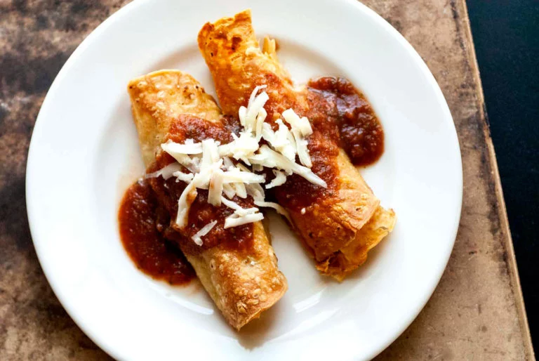 South Texas baked flautas