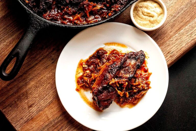 Country style pork ribs and sauerkraut DSC 5159