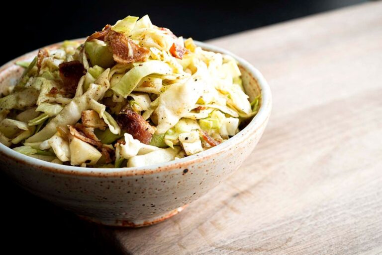 Cabbage with bacon