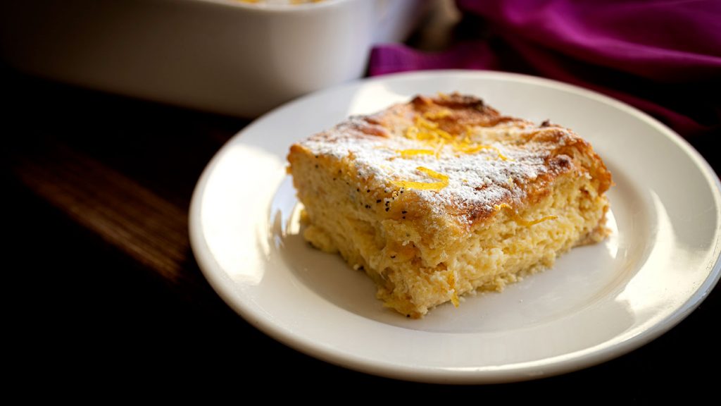 Lemon poppyseed French toast casserole | Homesick Texan
