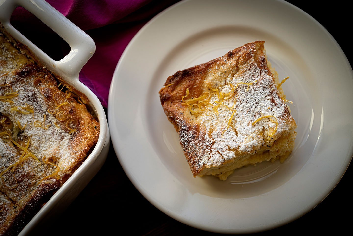 Lemon poppyseed French toast casserole | Homesick Texan