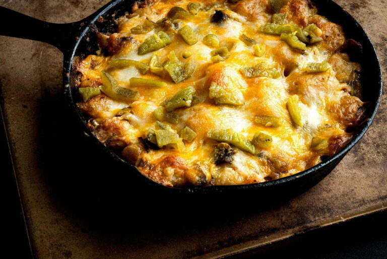 Green chile tater tot casserole