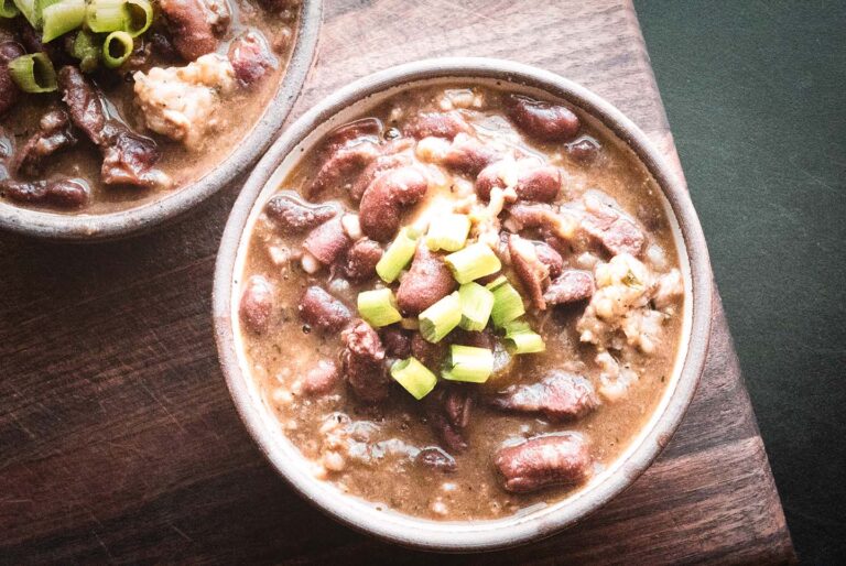 Red beans and boudin