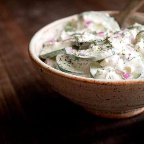 Creamy cucumber salad | Homesick Texan
