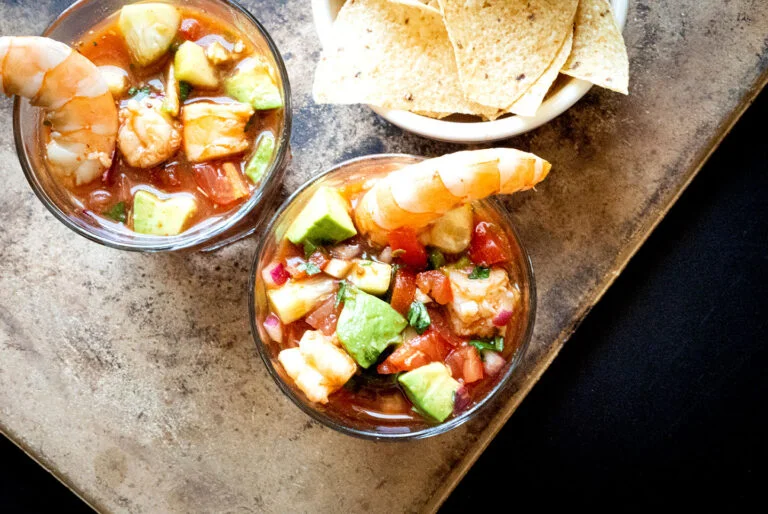 Michelada shrimp cocktail