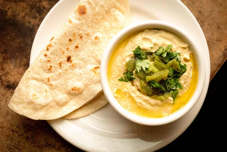 Hatch chile hummus