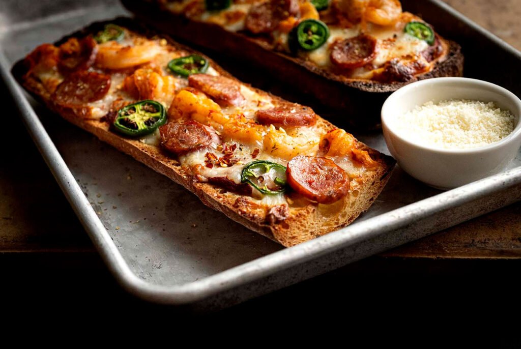 Cajun French bread pizza | Homesick Texan