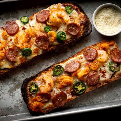 Cajun French bread pizza | Homesick Texan