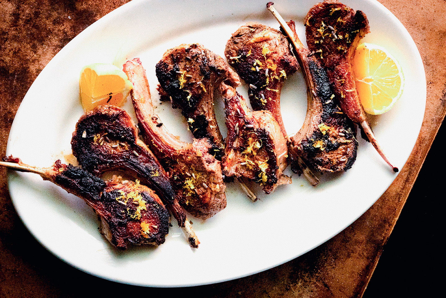 Lemon lavender lamb chops | Homesick Texan