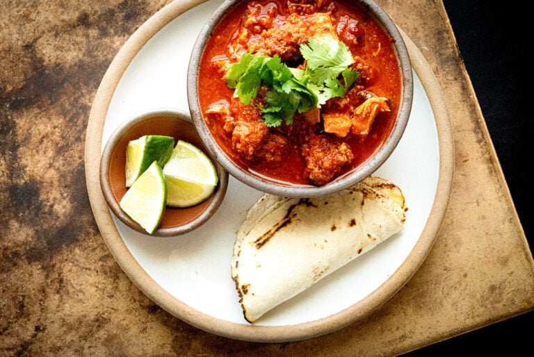 Chicken and chorizo tinga