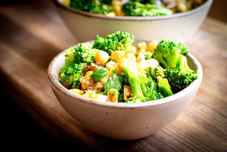 Curried broccoli salad