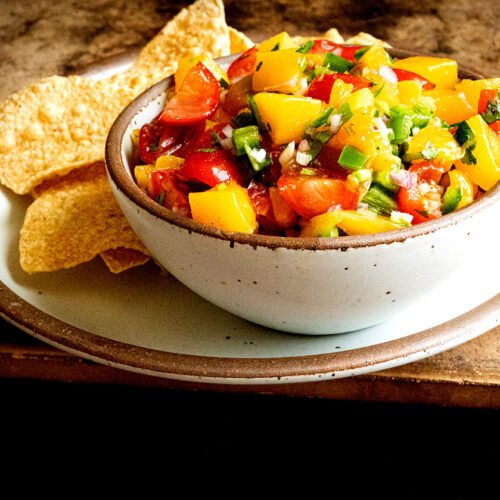 Peach pico de gallo | Homesick Texan