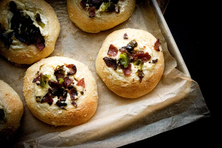 Jalapeño popper kolaches