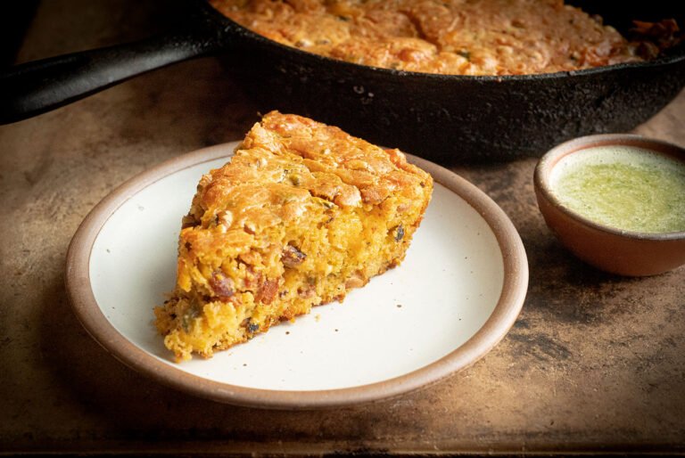 Black-eyed pea cornbread