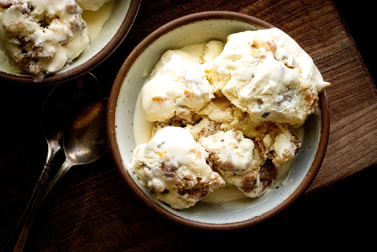 Lavender peach cobbler ice cream | Homesick Texan
