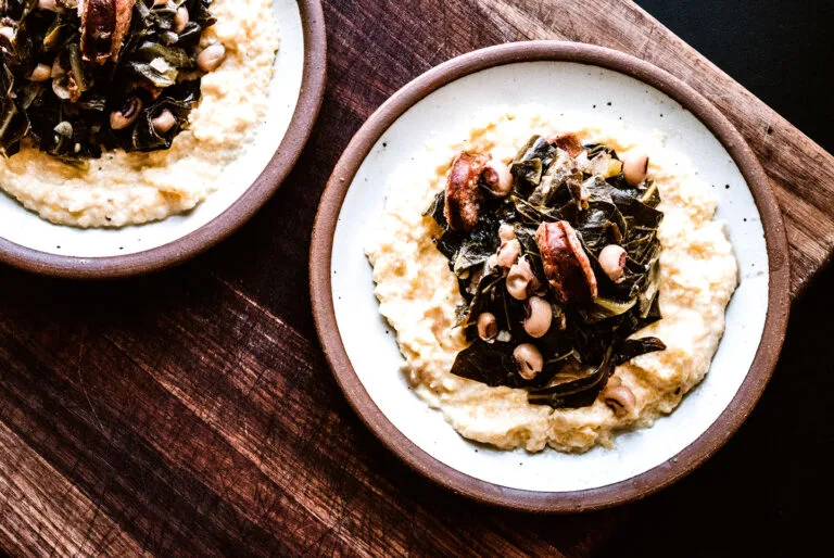 New Year's Day grits and greens | Homesick Texan