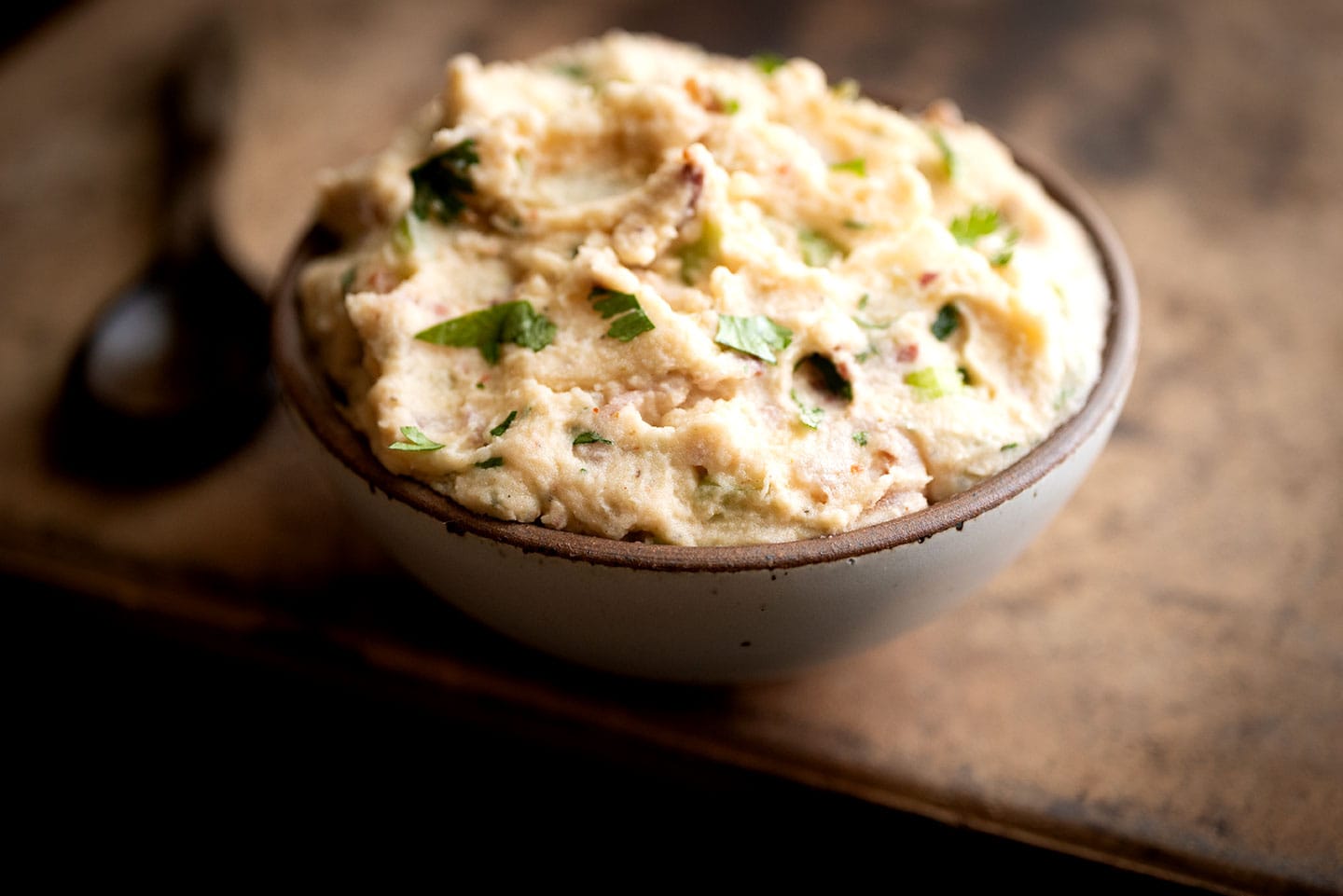 Blue cheese and bacon potato salad