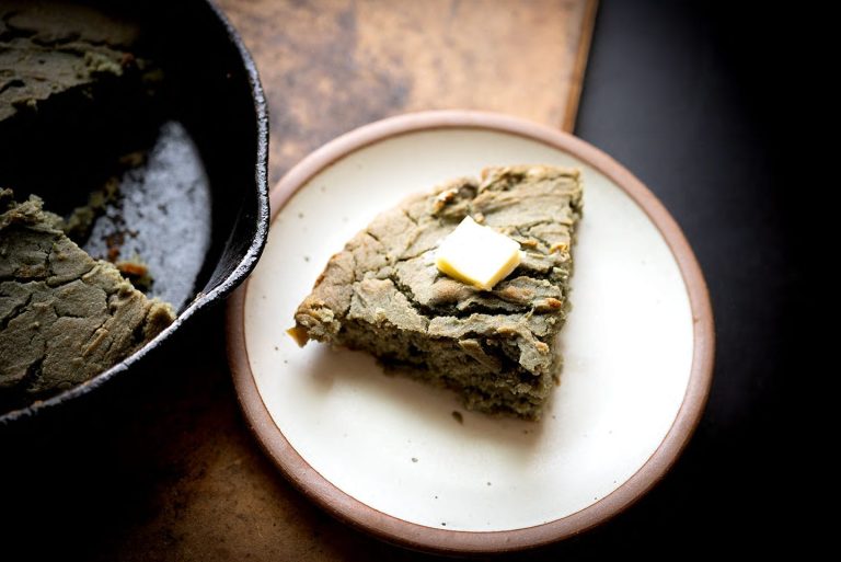 Green chile blue cornbread | Homesick Texan