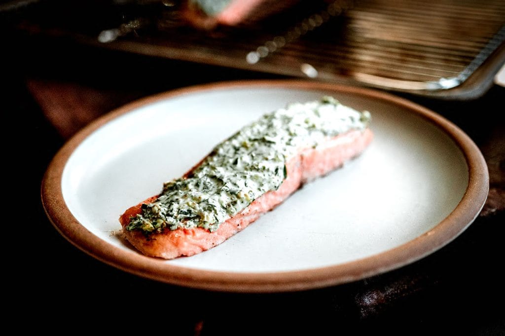 Garlic herb salmon | Homesick Texan