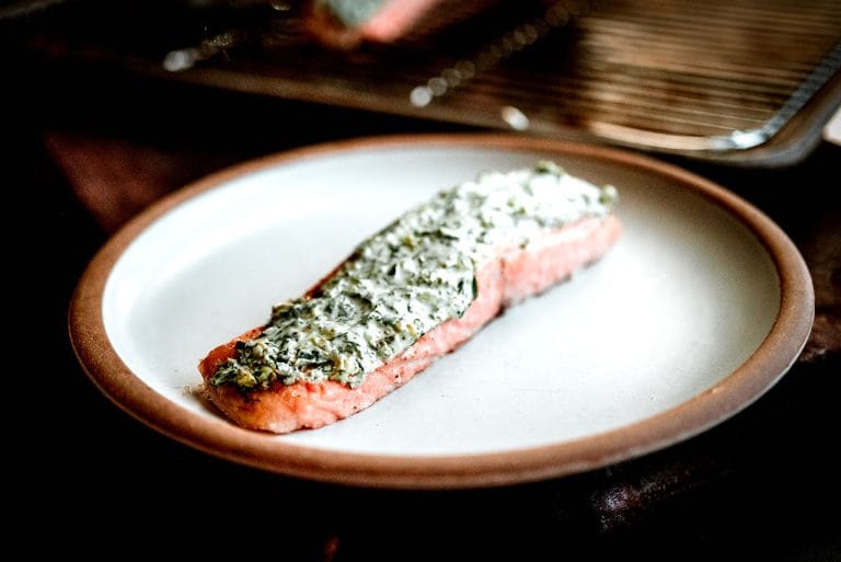 Garlic herb salmon | Homesick Texan