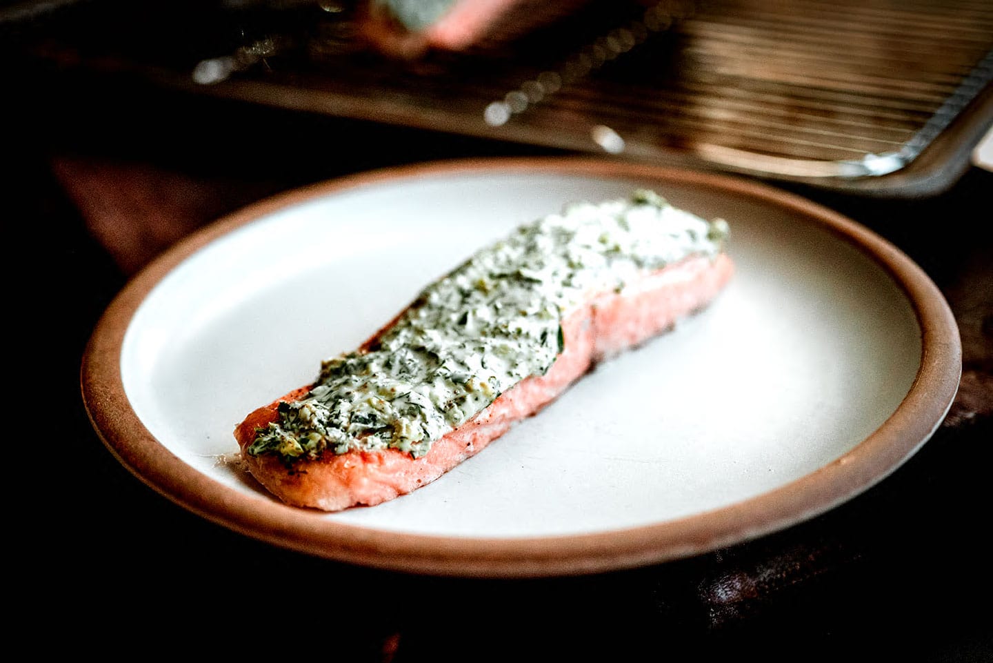 Garlic herb salmon | Homesick Texan
